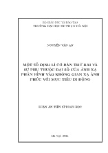 Luận án Một số định lí cơ bản thứ hai và sự phụ thuộc đại số của ánh xạ phân hình vào không gian xạ ảnh phức với mục tiêu di động
