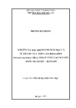Luận án Nghiên cứu đặc điểm sinh thái học và di truyền của thằn lằn bóng đốm eutropis macularius (blyth, 1853) ở vùng cao nguyên Buôn Ma Thuột – Buôn Hồ