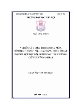 Luận án Nghiên cứu điều trị teo hậu môn, rò trực tràng. Niệu đạo bằng phẫu thuật nội soi kết hợp với đường sau trực tràng giữ nguyên cơ thắt