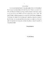 Luận án Nghiên cứu phân bố, tập tính, gen kháng hóa chất diệt côn trùng của muỗi Anopheles, muỗi Aedes và hiệu lực xua diệt muỗi của nến NIMPE tại Hà Nội và Thanh Hóa, (2019 – 2020)