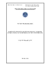 Luận án Nghiên cứu tính chất chuyển pha smectic - isotropic sử dụng tương tác vi mô trong cấu trúc tinh thể lỏng